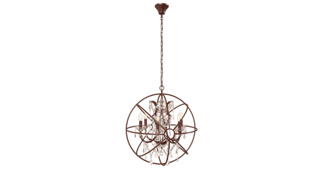 Подвесная люстра LOFT IT Foucaults orb crystal Loft1897/6