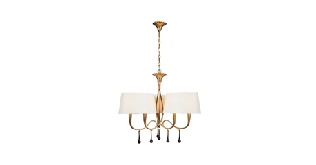 Подвесная люстра Mantra Paola Painted Gold 3540