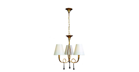 Подвесная люстра Mantra Paola Painted Gold 3542