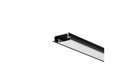 Алюминиевый профиль встраиваемый с накладным фланцем Maytoni Led Strip ALM-004-B-2M 632010