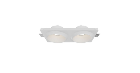 Встраиваемый светильник Maytoni Gyps Modern DL124-GU10-02-TRS-W