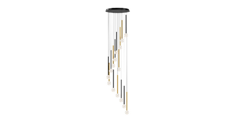 Каскадная люстра Maytoni Bubble dream MOD383PL-L40BBS3K