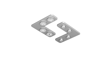 Комплект соединителей угловых для шинопровода Maytoni Exility TRA034CL-SC-42S