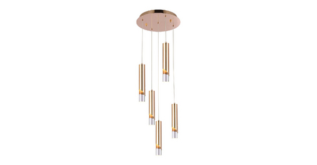 Каскадная люстра Modelux ML.3317.5 GD