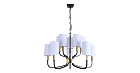 Подвесная люстра Newport 35210/С black+brass М0071484