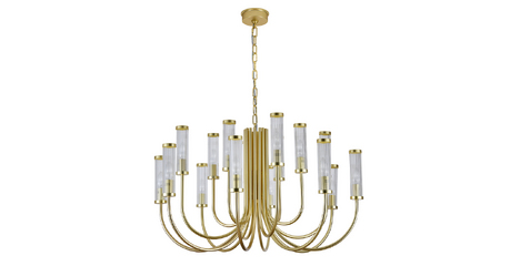 Подвесная люстра Newport 4558+4+4/C mat.gold М0071545