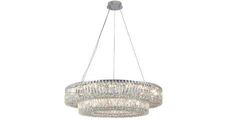 Подвесная люстра Newport 8450+28/S chrome М0070080