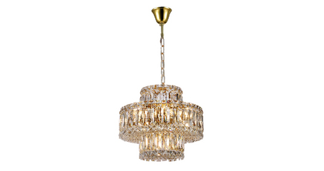 Подвесная люстра Newport 8458+3/C gold М0069585