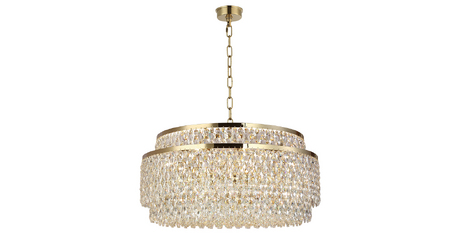 Подвесная люстра Newport Tiffany 8530/80 C gold polished М0070716