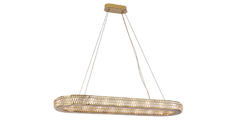 Подвесная люстра Newport Melody 8560/100 C oval gold polished М0070796