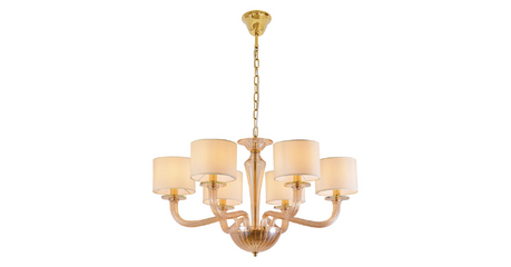 Подвесная люстра Newport 8686/C gold polished amber М0071803