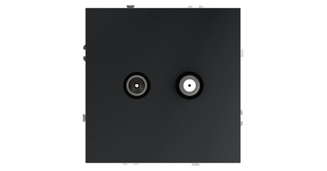 Розетка телевизионная Voltum S70 VLS060407 (графит)