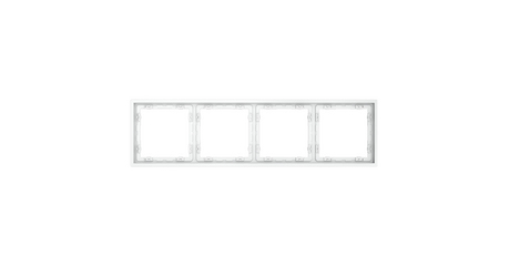Рамка на 4 поста Voltum S70 VLS100402 (белый матовый)