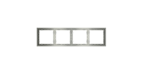 Рамка на 4 поста Voltum S70 VLS100405 (сталь)