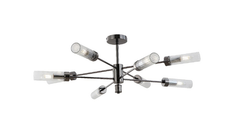Люстра на штанге iLamp Evolution 15609-8 AN+CL