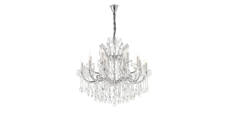 Подвесная люстра iLamp Diamond 6071-18 CR+CL