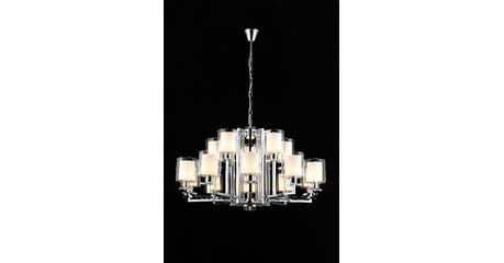 Подвесная люстра iLamp King RM6201-10+5 CR+CL
