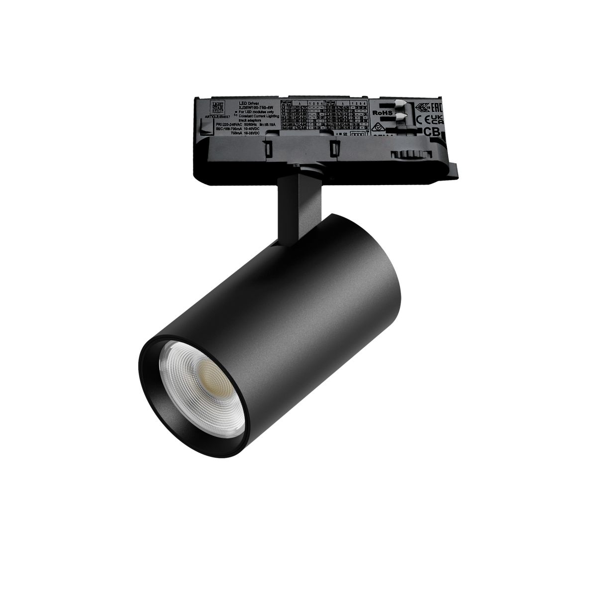 Трековый трехфазный светильник Quattro LED с адаптером Lightstar Alta Base A5147QT